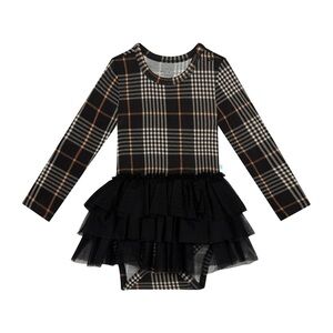NWT! Posh Peanut Long Sleeved Tulle Skirt Bodysuit 2T